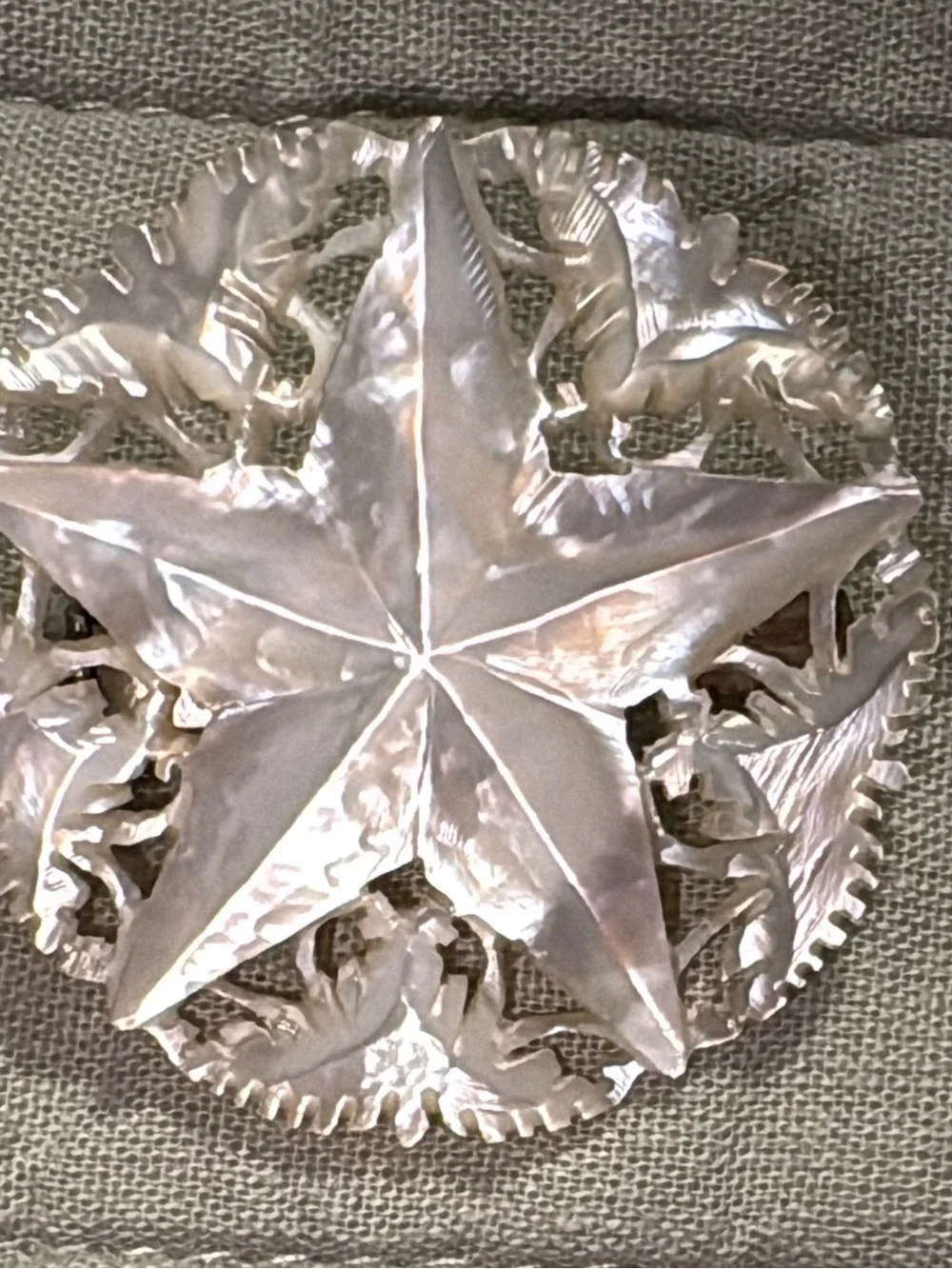 Silver Starburst Metal Wall Accent - Unbranded